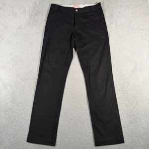 Flint & Tinder Pants Mens 32x32 Black Fade Chino Straight Leg Casual Cotton
